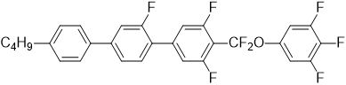 4''-butyl-4-(difluoro(3,4,5-trifluorophenoxy)methyl)-2',3,5-trifluoro-1,1':4',1''-terphenyl