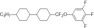 4-(difluoro(3,4,5-trifluorophenoxy)methyl)-4'-propyl-1,1'-bi(cyclohexane)