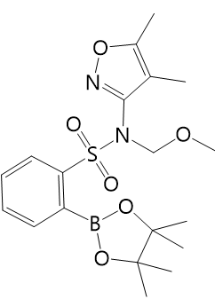 N-(4,5-dimethylisoxazol-3-yl)-N-(methoxymethyl)-2-(4,4,5,5-tetramethyl-1,3,2-dioxaborolan-2-yl)benzenesulfonamide