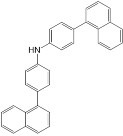 4-(Naphthalenyl)-N-[4-(1-naphthalenyl)phenyl]benzenamine
