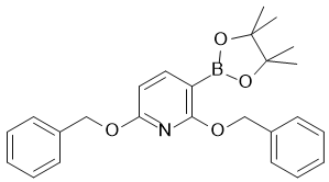 2,6-bis(benzyloxy)-3-(4,4,5,5-tetramethyl-1,3,2-dioxaborolan-2-yl)pyridine