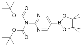 2-(N,N-BisBOC-Amino)pyrimidine-5-boronic acid, pinacol ester