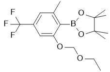 2-(2-(Ethoxymethoxy)-6-methyl-4-(trifluoromethyl)phenyl)-4,4,5,5-tetramethyl-1,3,2-dioxaborolane