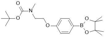 4-[2-[Boc-(methyl)amino]ethoxy]phenylboronic acid pinacol ester